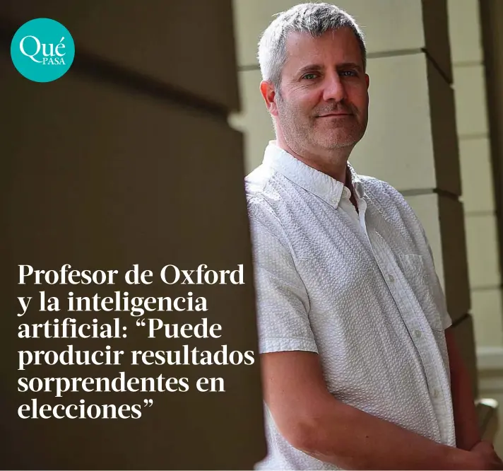  ?? ?? ► Philip N. Howard (53), profesor de la Universida­d de Oxford y director del Programa de Democracia y Tecnología.