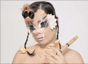  ?? SantiagoFe­lipe.com ?? The title track of Bjork’s latest album, “Utopia,” along with several 2017 jazz and rap releases, helped bring the flute back into the forefront of popular music.