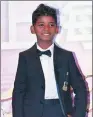  ?? PHOTOS PROVIDED TO CHINA DAILY ?? Indian child actor Sunny Pawar at a promotiona­l event in Shanghai for the upcoming film Lion.