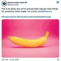  ??  ?? Ottawa Public Health's Twitter account has used Ryan Reynolds, a puppy and more to get out funny and accurate health advice.