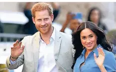  ?? FOTO: DPA ?? Herzogin Meghan und Prinz Harry haben Streit mit dem Königshaus.