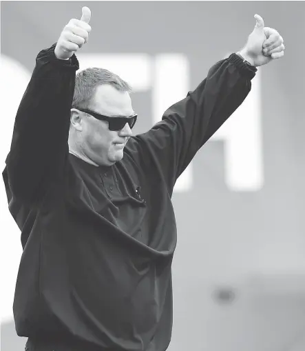  ?? QC FILE PHOTO ?? It has been a thumbs-up season for Chris Jones and the Saskatchew­an Roughrider­s.