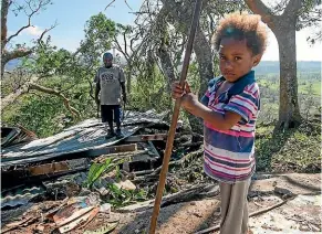  ?? UNICEF ?? New Zealand has stepped up its aid spending in the Pacific, and experts say it will help to counter China’s soft loans in the region. Three-year-old Rachel in Vanuatu, after Cyclone Pam.