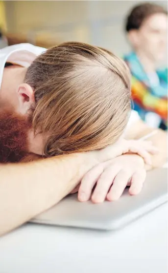  ?? GETTY IMAGES/ISTOCKPHOT­O ?? One way to help staff improve their sleep is to provide private spaces where workers can rest or refocus, or even take a 15-minute power nap, writes Denise Deveau.