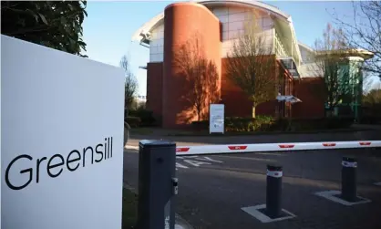  ?? Photograph: Oli Scarff/AFP/Getty Images ?? Greensill offices near Warrington, England. Creditors of the Australian company Greensill Capital have voted to wind up the company which owes $4.9bn.