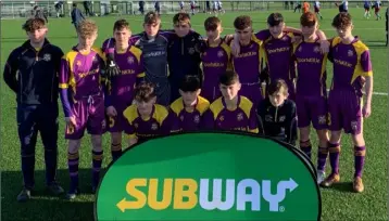  ??  ?? The unfortunat­e Wexford Under-15 squad.