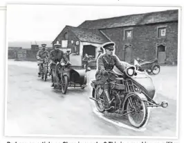  ??  ?? Perhaps an article on Clyno is overdue? This is a machine on military service, during the First World War.