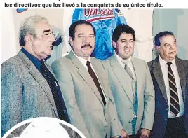  ??  ?? A cuatro años de su partido, los Olmecas lo extrañan, al ser uno de los directivos que los llevó a la conquista de su único título.