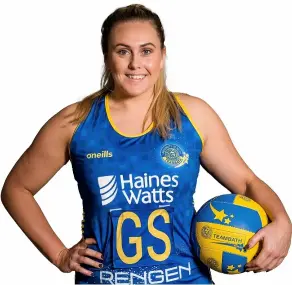  ??  ?? Kim Borger was named Rengen Player of the Match against Manchester Thunder