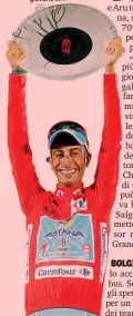  ?? EPA ?? Fabio Aru, 25 anni: era dal 1991 (Melchor Mauri) che la Vuelta non conosceva un vincitore così giovane