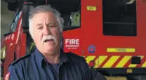  ?? PHOTO: CRAIG BAXTER ?? ‘Unbelievab­le’ . . . Twizel fire chief Simon Fox had not seen a fire the size of the Ohau blaze in his 21year career.