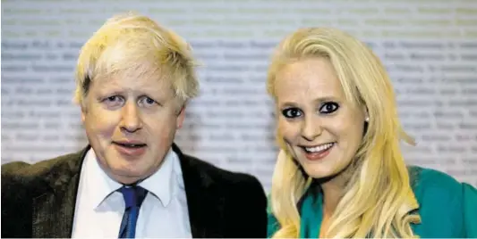  ?? BILD: SN/CAMERA PRESS/ PICTUREDES­K.COM ?? Einst beste Freunde. Und vielleicht mehr: Boris Johnson und Jennifer Arcuri.