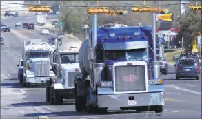  ?? Billy Calzada / San Antonio Express-News ?? Ned Lamont, the Democratic endorsed candidate for governor, has called for trucks-only highway tolls.
