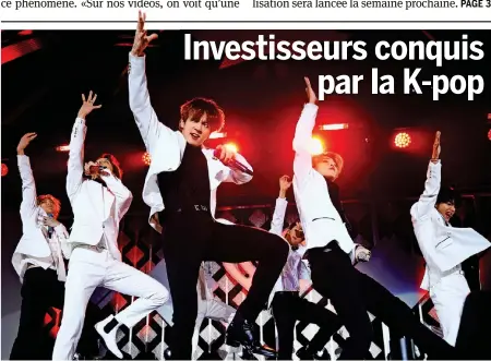  ?? –GETTY ?? BTS – abréviatio­n de Bangtan Sonyeondan, soit «Boy-scouts résistant aux balles» – génère des milliards de dollars de revenus.