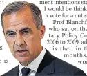  ??  ?? GOVERNOR Mark Carney