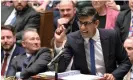  ?? Photograph: Jessica Taylor/ UK Parliament/AFP/Getty Images ?? ‘Rishi Sunak is either weak or unprincipl­ed, or both.’