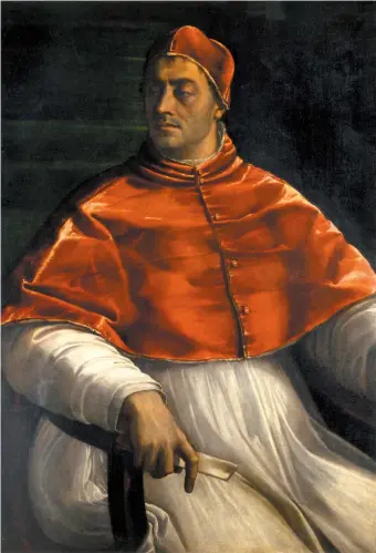  ??  ?? Sebastiano del Piombo: Portrait of Pope Clement VII, circa 1525–1526