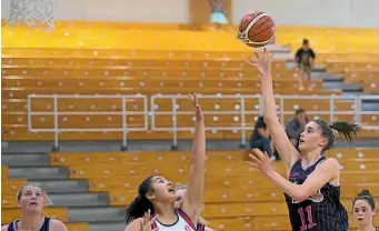  ?? GRANT MATTHEW/STUFF ?? Isabelle Cook, right, has been selected for the New Zealand under-17 girls’ squad.