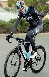  ??  ?? Ieri Chris Froome esce per un allenament­o a Maiorca