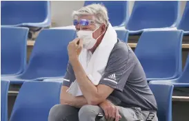  ?? Bild: Michael Dodge ?? En åskådare på en träning inför Australian Open.