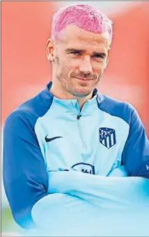  ?? ?? Griezmann, con gesto sonriente.