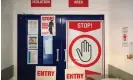  ?? Photograph: Christophe­r Furlong/Getty Images ?? The greatest gains could be made by improving infection control in schools, hospitals and community buildings, the report said.