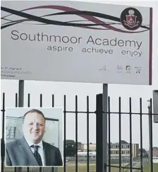  ??  ?? Dr Phil Ingram, inset, CEO of the Southmoor Multi-Academy Trust.