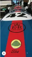  ?? ?? 2. Some cars also displayed EIIR memorial script – this on a 1961 Lotus-Ford 20;