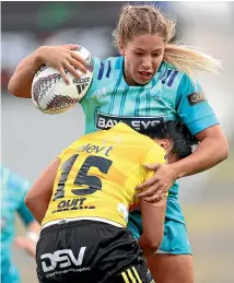  ?? GETTY IMAGES ?? Amy du Plessis is being mentored by Conrad Smith ahead of her Black Ferns debut tomorrow.