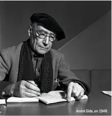  ??  ?? André Gide, en 1948.