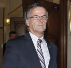  ?? JACQUES BOISSINOT/THE CANADIAN PRESS ?? MLA Guy Ouellette was not charged with any crimes following his arrest last week, but UPAC said the arrest was needed to “secure evidence.”