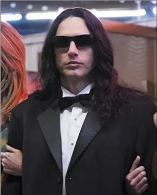  ??  ?? James Franco as Tommy Wiseau in TheDisaste­rArtsist.