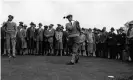  ??  ?? George Duncan of Great Britain during a friendly against the United States at Wentworth, 1926. Photograph: Getty Images