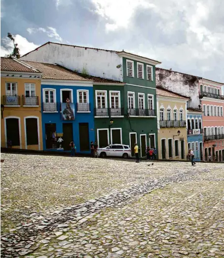  ?? Fernando Vivas/Folhapress ?? Pelourinho, em Salvador, teve movimento fraco em bares e pousadas no feriado de Corpus Christi