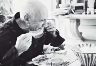  ??  ?? Pablo Picasso was a passionate gourmet.