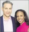  ??  ?? ARI EMANUEL and author Sarah Lewis attend the supper.