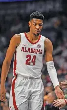  ?? GETTY IMAGES ?? Alabama and coach Nate Oats have dealt with the controvers­y surroundin­g freshman ace Brandon Miller.
