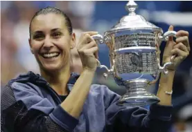  ??  ?? Flavia Pennetta produced one of the shocks of the year