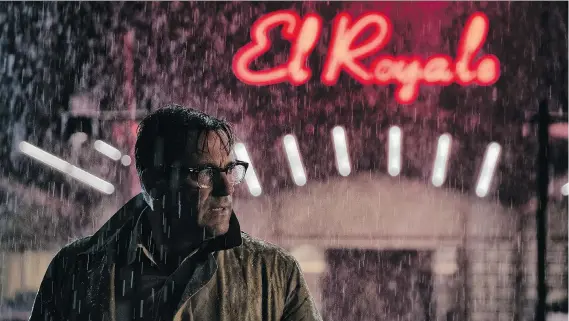  ?? KIMBERLEY FRENCH/20TH CENTURY FOX ?? Jon Hamm is one of a handful of oddball characters in the upcoming movie Bad Times at the El Royale.