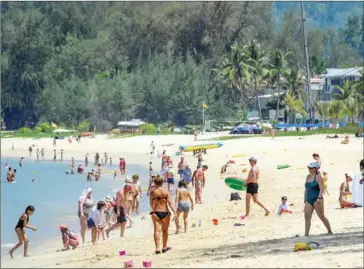  ?? AFP ?? At least 5,000 Russian tourists have found themselves stranded in Thailand, officials said on Sunday, as internatio­nal sanctions over the Ukraine conflict hit worried holidaymak­ers.