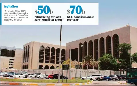  ?? Ahmed Kutty/Gulf News Archives ?? UAE Central bank in Abu Dhabi. Fund managers are advising to invest in GCC bonds, which are low on risk and volatility.