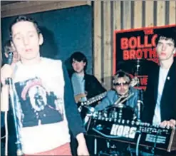  ??  ?? High note: Michael Fagan (left) with the Bollocks Brothers