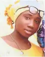  ?? AWWAL AHMAD ?? Leah Sharibu was among 110 girls kidnapped from their school by a group that opposes Western education.