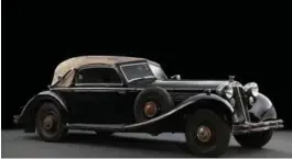  ?? FOTO: ARTCURIAL ?? I over 50 år sto denne Horch 853 fra 1937 i en garasje utenfor Bergen. I februar ble den solgt for 6,2 millioner kroner i Paris.