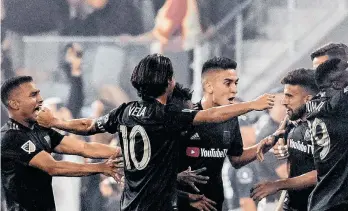  ?? /TWITTER LAFC. ?? Carlos Vela estuvo intratable y el LAFC se sacudió el dominio del Galaxy.