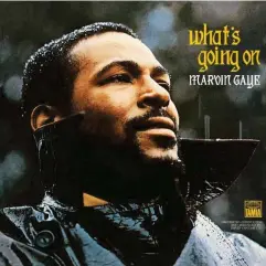  ??  ?? The cover art for ‘What’s Going On’, featuring Gaye as photograph­ed by Jim Hendin (Motown Records/UMG)