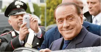  ??  ?? Silvio Berlusconi wird nicht nur 80. Er fühle sich auch so, gestand der Medienzar aus Mailand unlängst