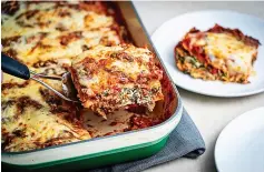  ?? Photo by Scott Suchman for The Washington Post ?? ■ Sausage, Spinach and Goat Cheese Lasagna.