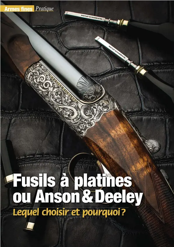 FUSIL JUXTAPOSÉ ANSON & DEELEY'S calibre. 12/65 - Fusils à percussion (14123657