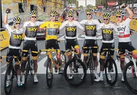  ?? ASSOCIATED PRESS FILE PHOTO ?? The future of cycling’s most successful team was thrown into doubt Wednesday.